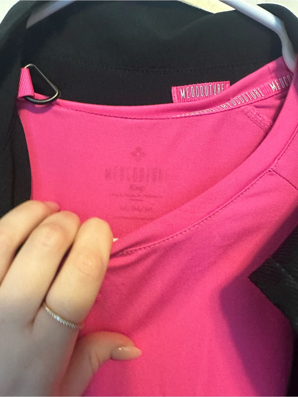Med Couture Scrub Vest, Top, Joggers, and Undershirt lot - Picture 2 of 5